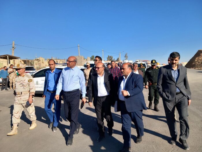 تسهیل مبادلات تجاری و آمادگی تردد زوار از مرز خسروی