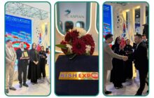 حضور شرکت هواپیمایی کاسپین در نمایشگاه کیش اکسپو و انتخاب به‌عنوان غرفه برتر