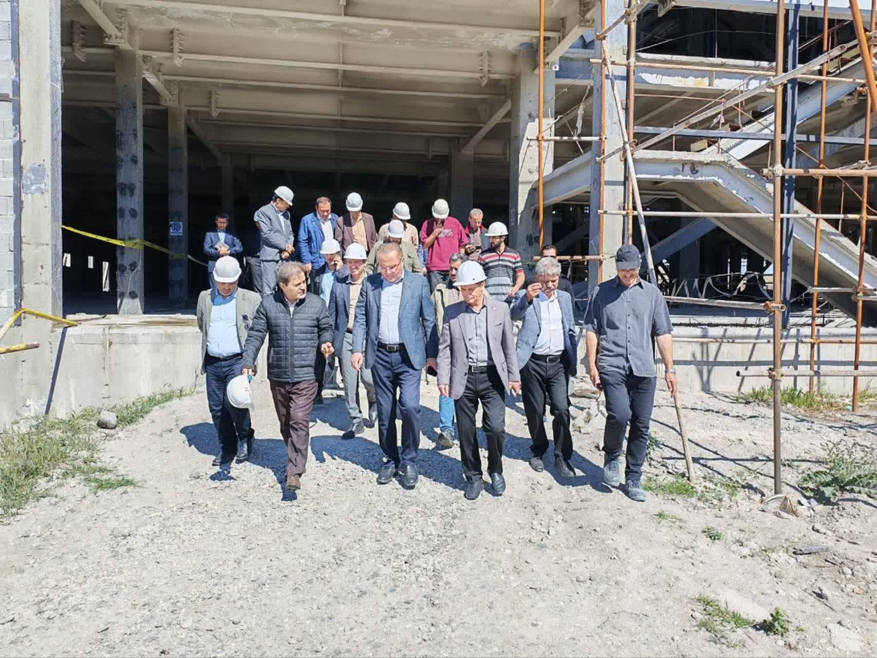 پیشرفت ۳۲ درصدی بیمارستان ۵۰۰ تختخوابی نجفزاده اردبیل