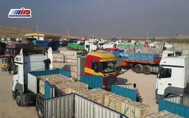 تردد روزانه بین ۵۰۰ تا ۷۰۰ کامیون کالا از مرز مهران