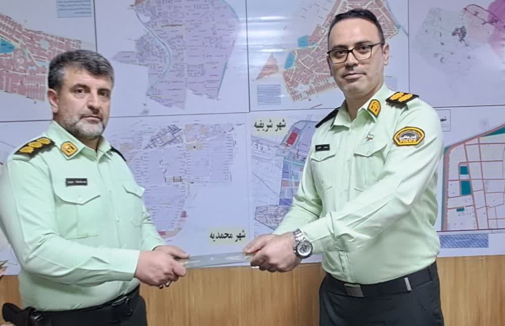 رئیس کلانتری ۱۱ فرماندهی انتظامی شهرستان البرز معرفی شد
