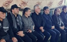 حضور استاندار اردبیل در موکب عزاداری استان در وداع با قائد شهید امت در تهران