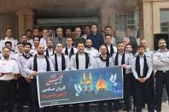 خادمان ایمنی شهر کرج به مرز مهران اعزام شدند